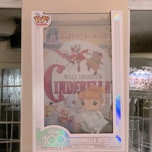 Disney 100 Cinderella and jaq pop